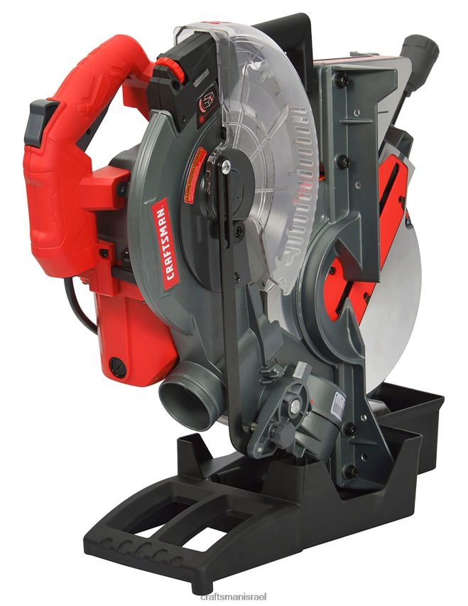 CRAFTSMAN כלי עבודה חשמליים מסור מצנפת 10 אינץ' של 15 אמפר מתקפל משופע אחד עם חוט עם מדריך לייזר 664RTT155