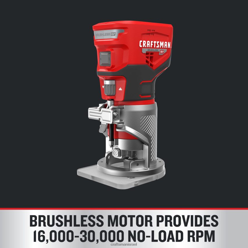 CRAFTSMAN כלי עבודה חשמליים נתב אלחוטי ללא מברשות במהירות משתנה בגודל 1/4 אינץ' (כלי חשוף) 664RTT97