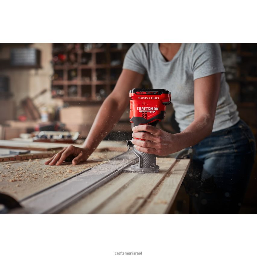 CRAFTSMAN כלי עבודה חשמליים נתב אלחוטי ללא מברשות במהירות משתנה בגודל 1/4 אינץ' (כלי חשוף) 664RTT97
