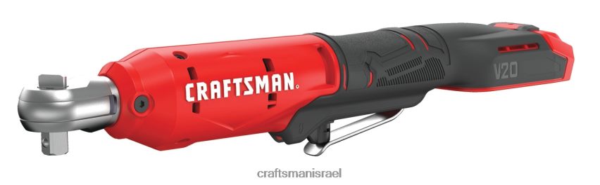 CRAFTSMAN כלי עבודה חשמליים מהירות משתנה מקסימלית של 20 וולט 3/8 אינץ' מפתח ברגים אלחוטי מחגר (כלי חשוף) 664RTT12