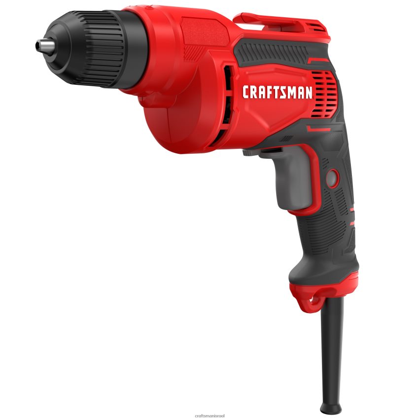 CRAFTSMAN כלי עבודה חשמליים מקדחה עם כבלים בגודל 3/8 אינץ' 664RTT119