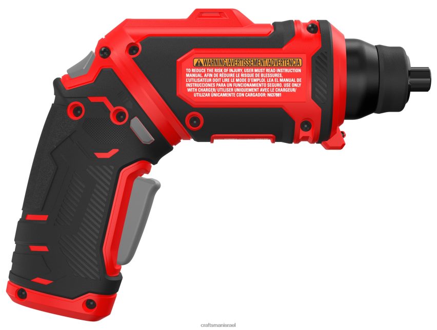 CRAFTSMAN כלי עבודה חשמליים מברג אלחוטי 4 וולט 1/4 אינץ' (סוללה אחת כלולה ומטען כלול) 664RTT152