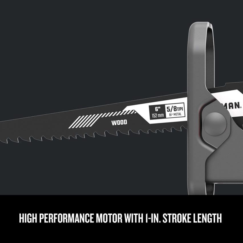 CRAFTSMAN כלי עבודה חשמליים ערכה משולבת לכלים חשמליים v20* עם 2 כלים עם מארז רך (2 סוללות כלולות ומטען כלול) ומסור דודי אלחוטי V20* במהירות משתנה 664RTT65