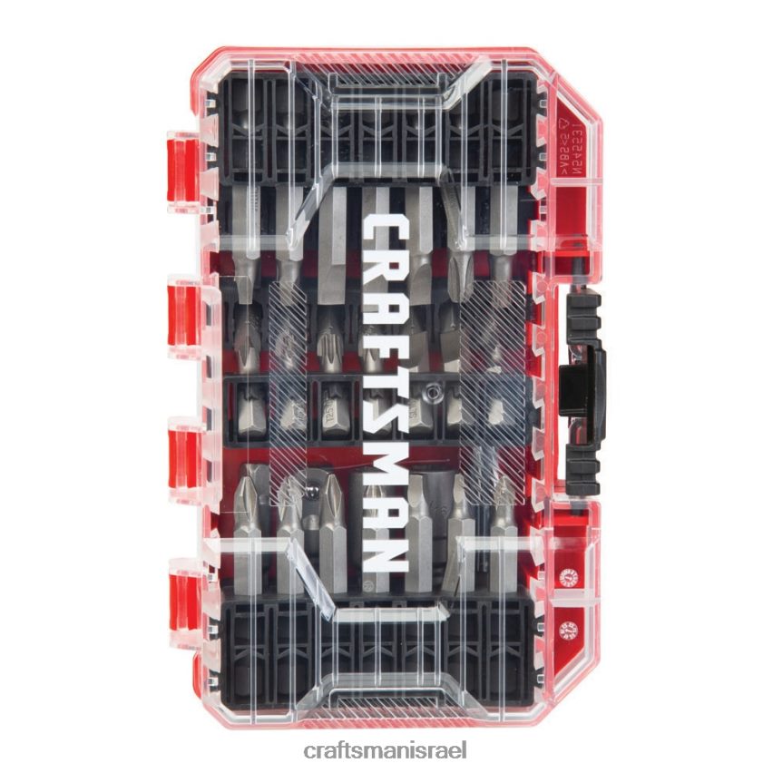 CRAFTSMAN כלי עבודה חשמליים ערכת כלי עבודה חשמליים משולבים v20* עם 6 כלים עם מארז רך (2-סוללות כלולות ומטען כלול) וערכת סיביות מברג משושה מפלדה (47 חלקים) 664RTT70