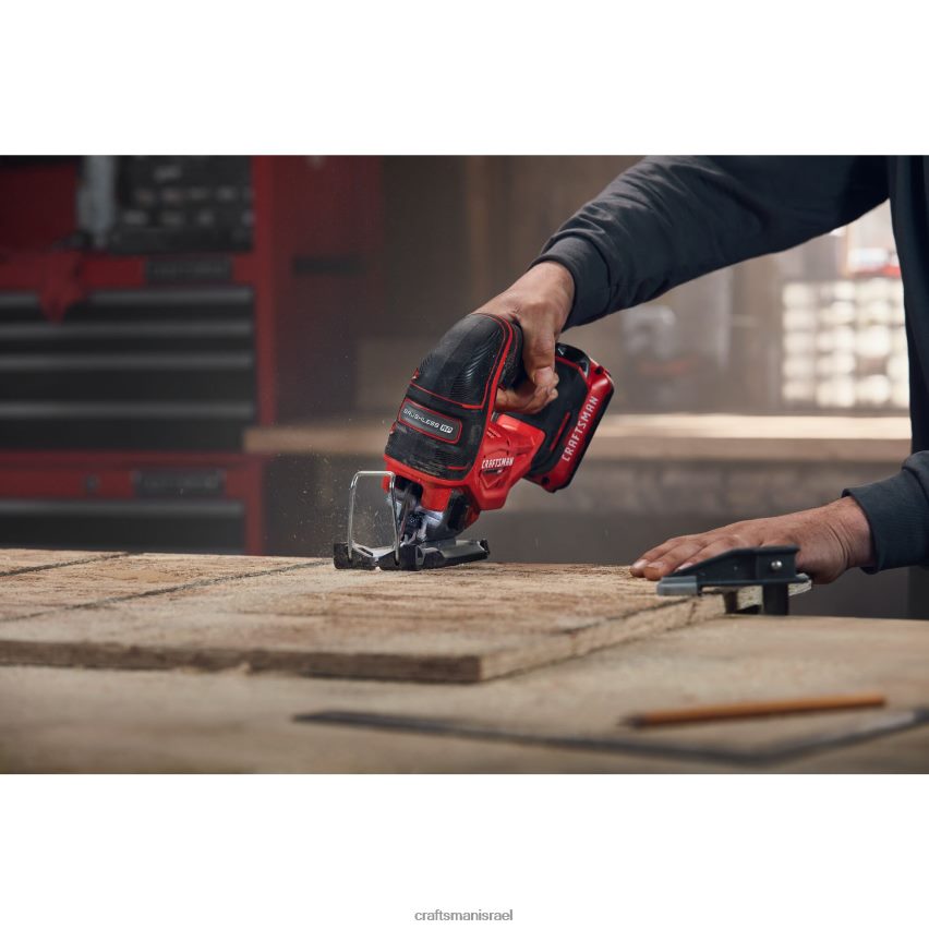 CRAFTSMAN כלי עבודה חשמליים v20 rp 20 וולט מקסימום ללא מברשות במהירות משתנה פאזל אלחוטי ללא מפתח (כלי חשוף) 664RTT8